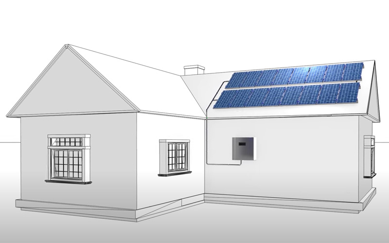SolarEdge Module mit Wechselrichter
